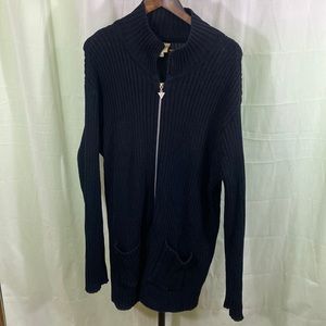 Van Sales Zip Up Cardigan Womens Size XL